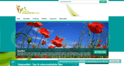 Desktop Screenshot of deine-gesundheit.com